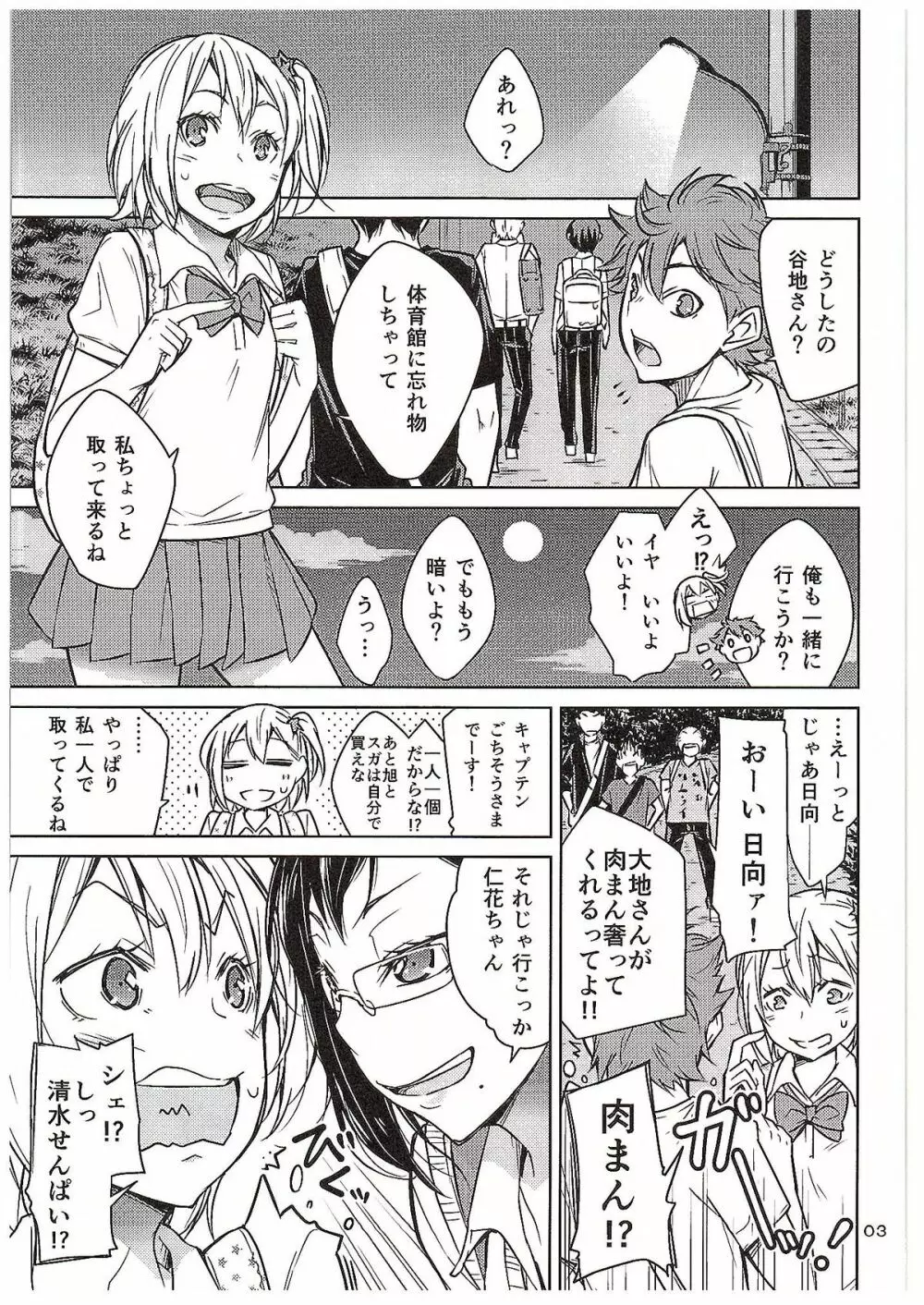 燃えよ!烏野バレーボール親善試合 Page.2