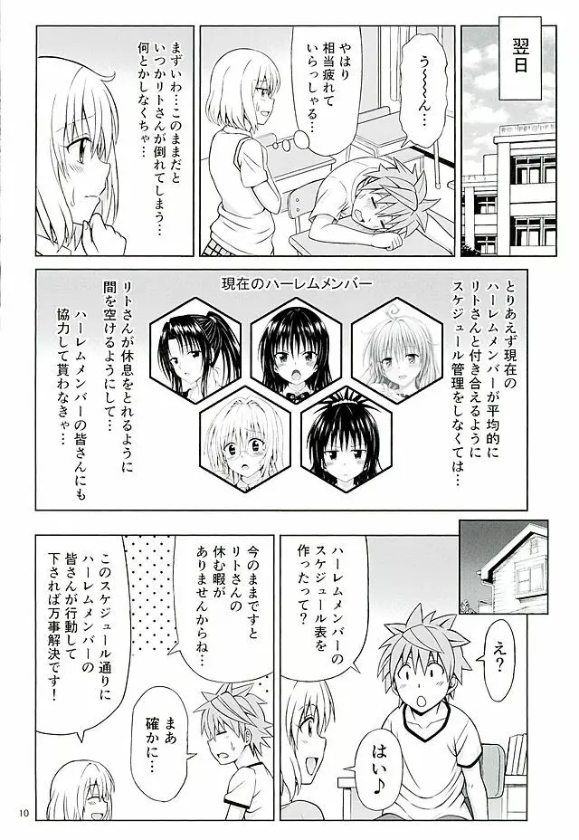 モモのハーレム管理術 Page.9