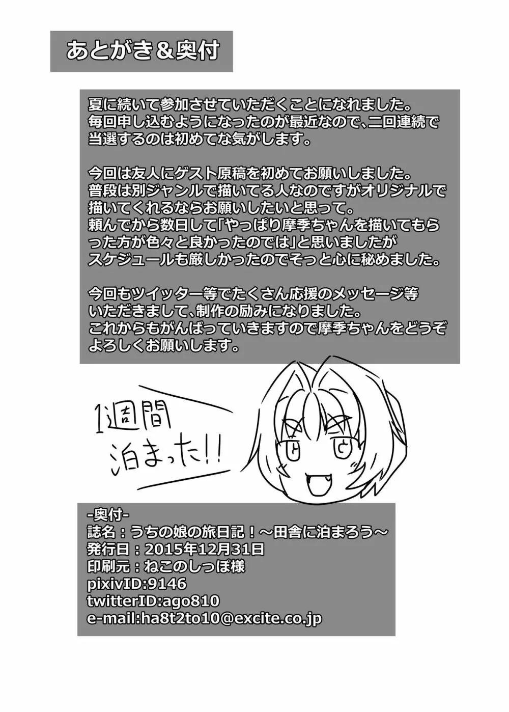 うちの娘の旅日記!~田舎に泊まろう~ Page.25