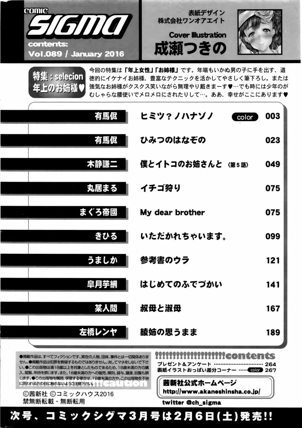 COMIC SIGMA 2016年1月号 Page.266