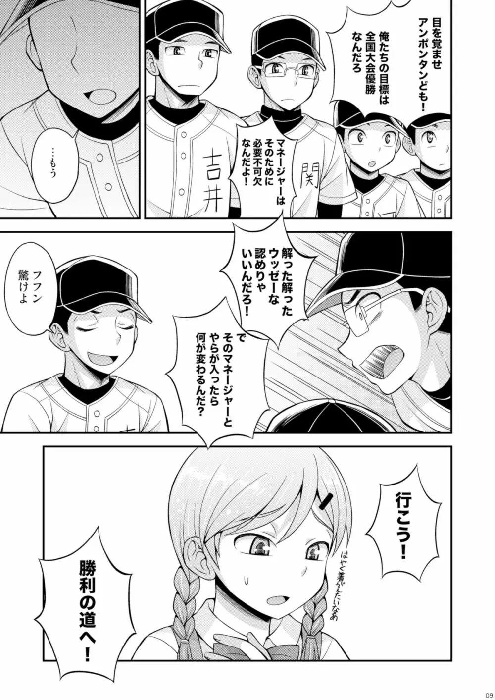 汗と涙とケツバット Page.8