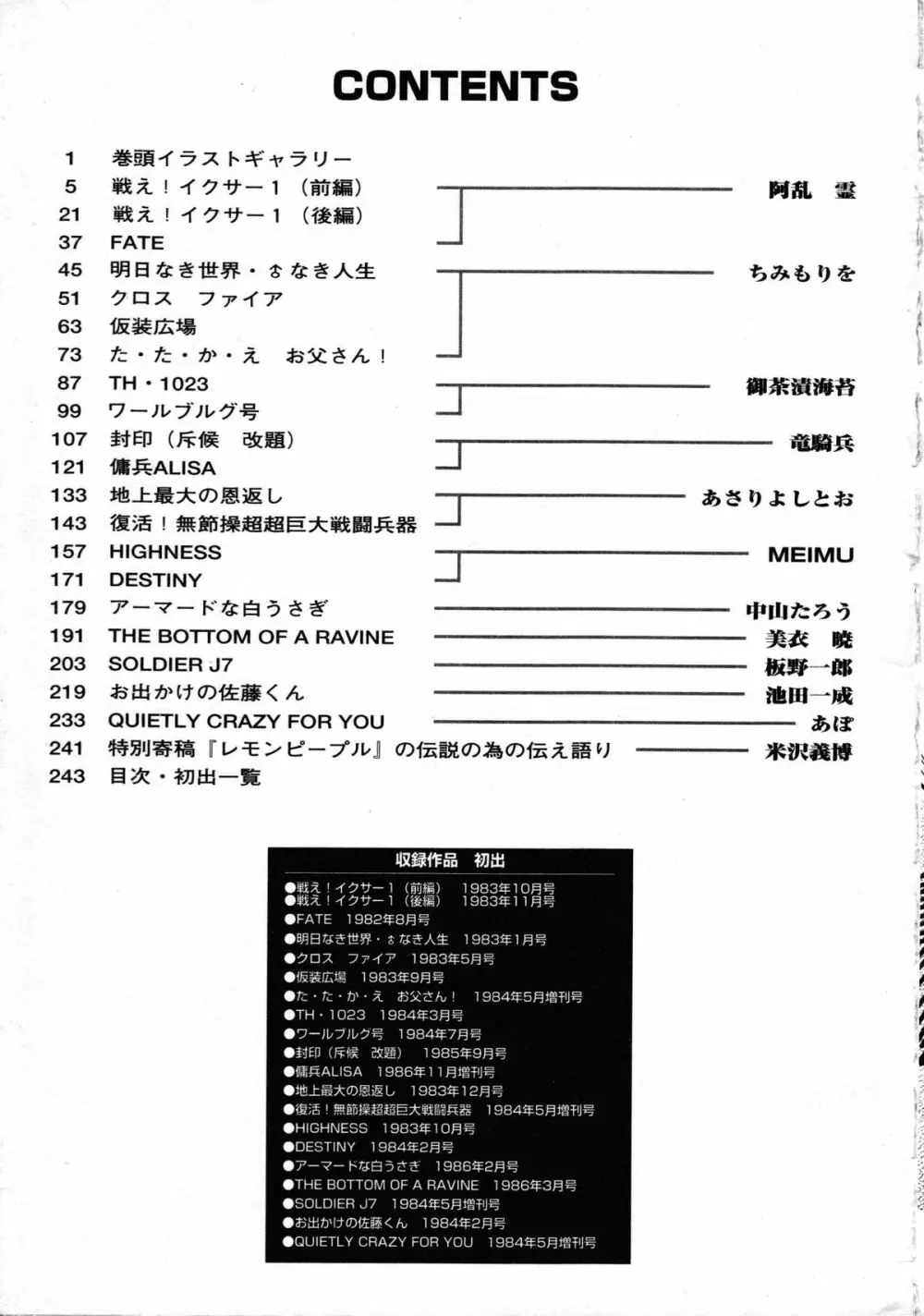 ロボット&美少女傑作選 レモン・ピープル1982-1986 Page.247