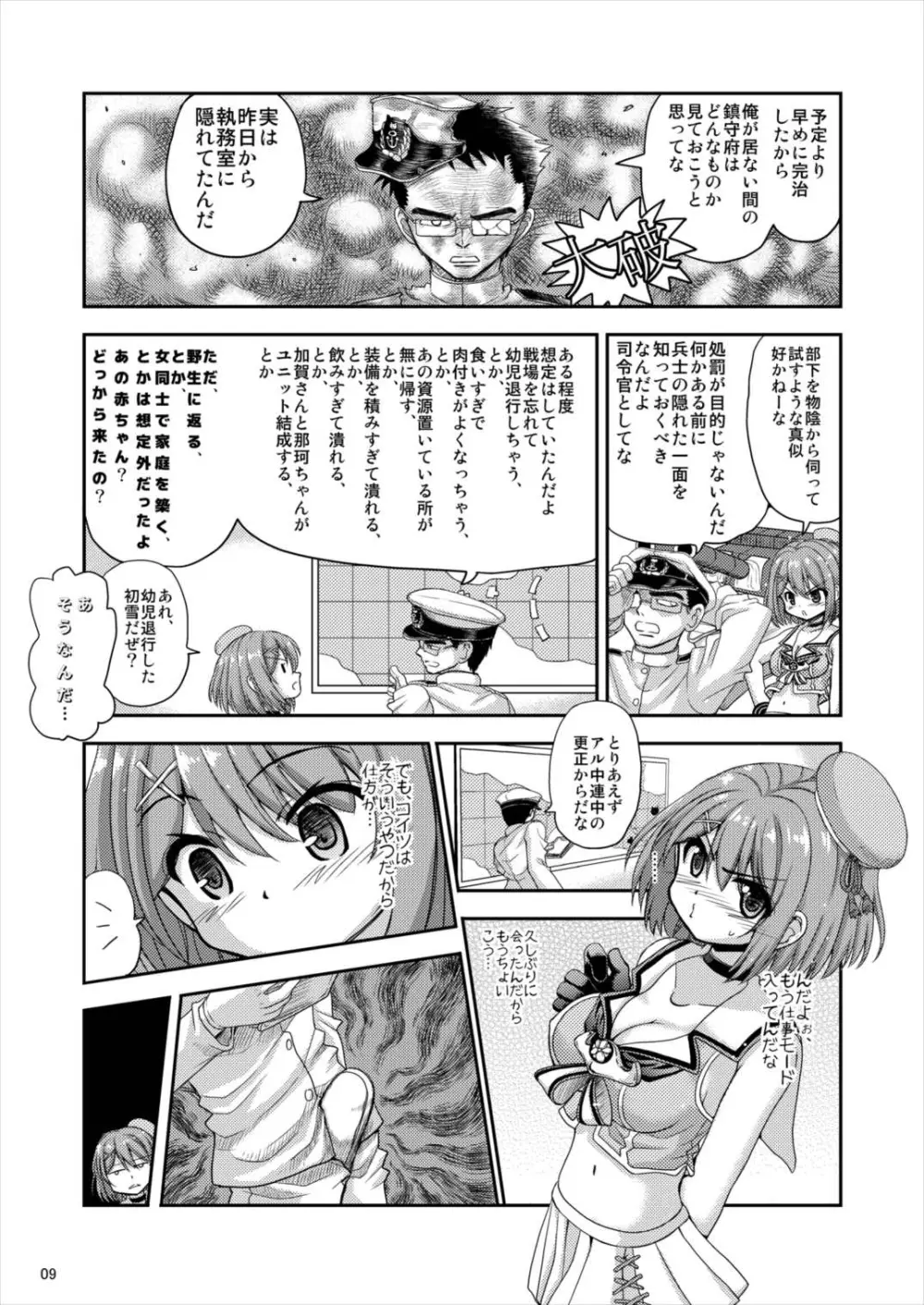 恋する摩耶様は切なくて提督を想うとすぐHしちゃうの Page.8