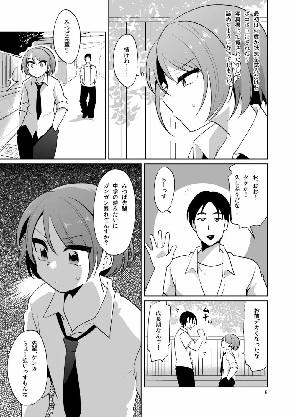 負け犬のみつば君 -放課後集団凌辱- Page.6