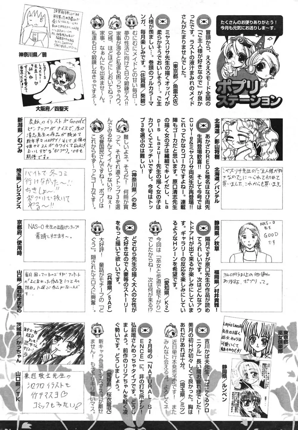 COMIC ポプリクラブ 2004年04月号 Page.252