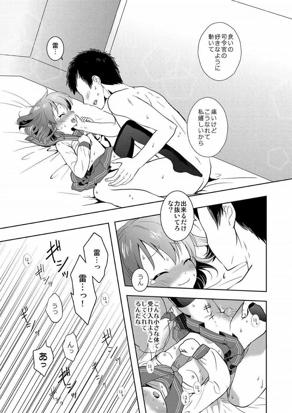 はじめてだけど雷に頼っていいのよ! Page.22