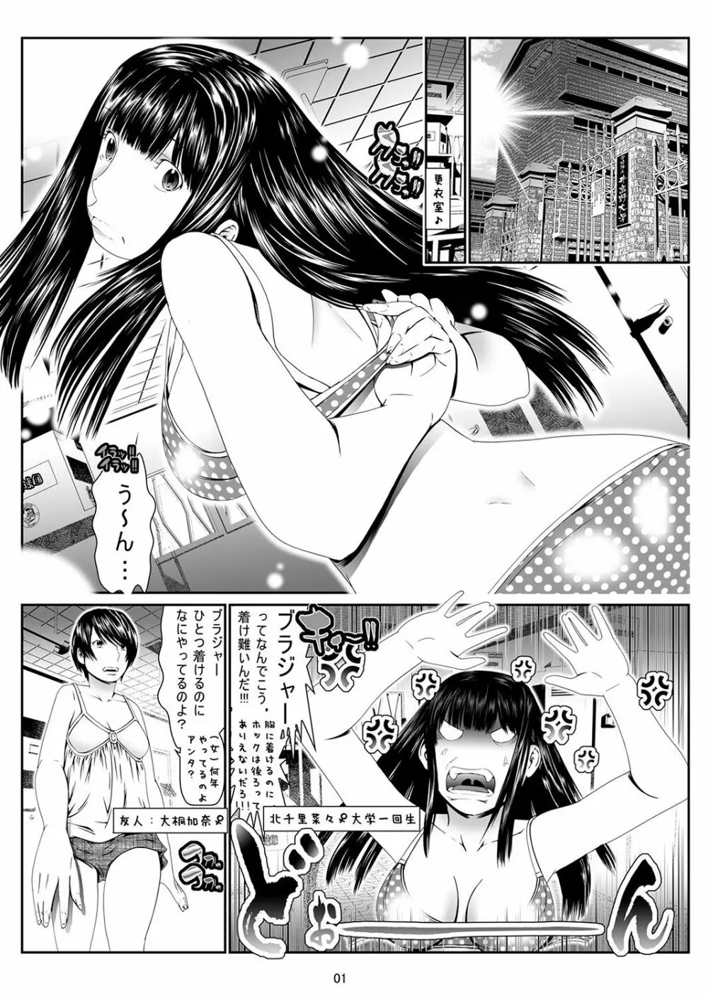 にょたいか・俺！～女の子ってキモチいい！！～ 1 Page.2