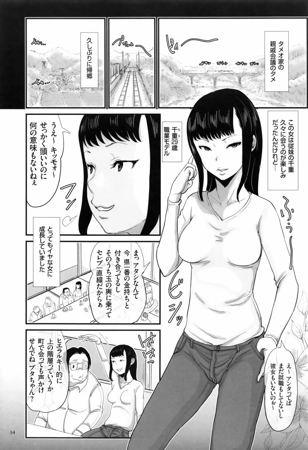 キモヲタだけど天才なので色んな女子とハメちゃいマス Page.35