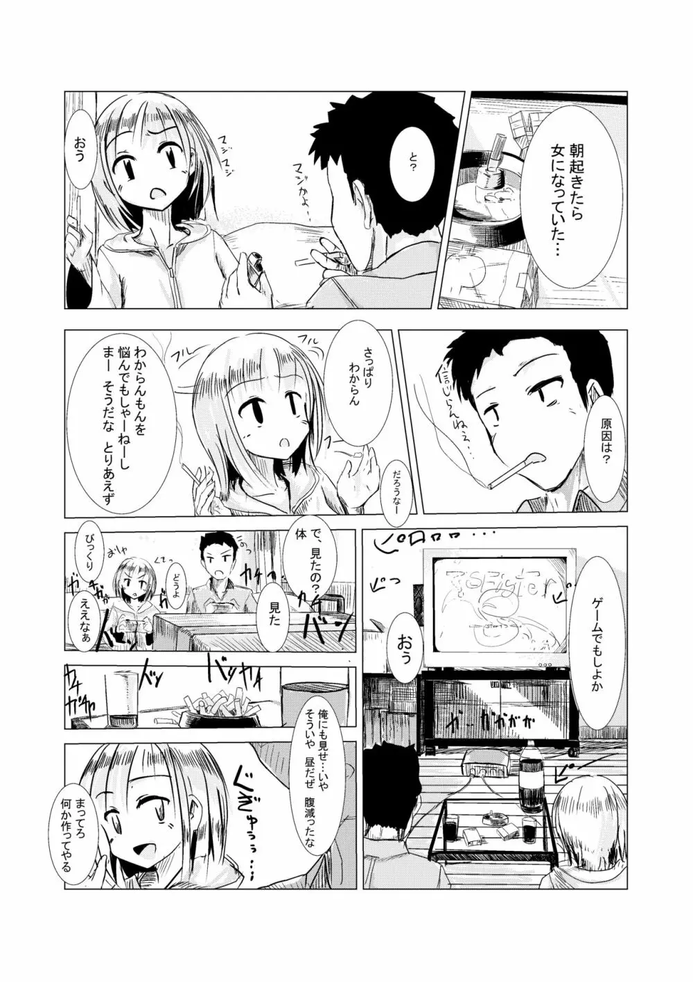 朝起きたら女になっていた Page.9